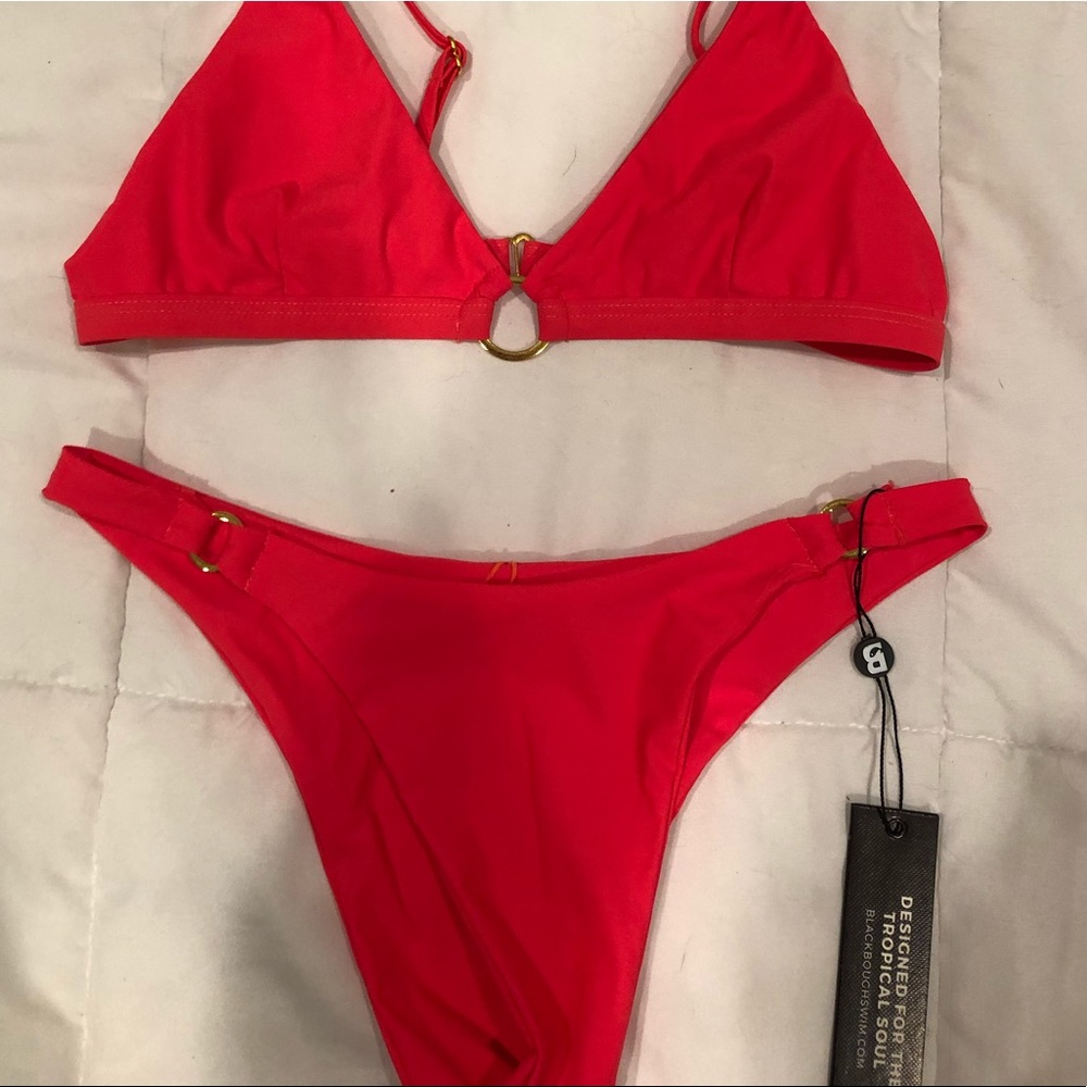 NWT - Blackbough swim red bottoms